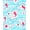 Blue, Pattern 1, variant on ODIKA 4'x6' Machine Washable Non-Slip Area Rug, Seahorse Waves Welcome Nautical Ocean Entrance Design High Traffic Rug, Blue, 706978