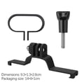 thumbnail image 3 of Drone Expansion Mounting Bracket for Insta360 GO3/3S Cameras, Horizontal & Vertical Adapter Motion Frame, Lightweight Plastic, Black, 3 of 8
