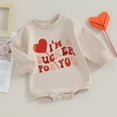thumbnail image 2 of Bagilaanoe Newborn Baby Girl Oversized Romper Sweatshirt Long Sleeve Bodysuits Print Pullover 3M 6M 12M 18M Infant Casual Tee Tops, 2 of 7