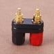thumbnail image 3 of 1 conector banana para altavoz amplificador con terminales de pareja conector rojo + negro, 3 of 3