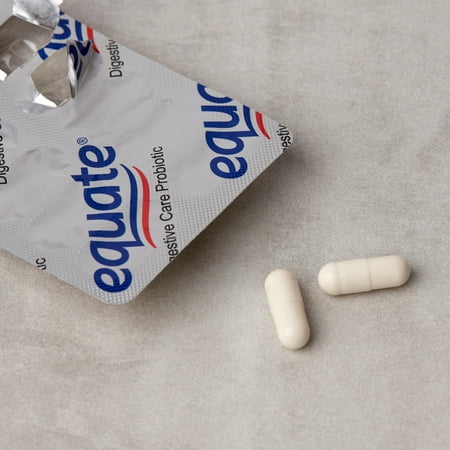 Equate Digestive Care Probiotic Capsules, 42 Count