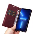 thumbnail image 3 of Funda para iPhone 12 Pro Estuche de Cuero PU Tipo Cartera con Ranuras para Tarjetas y Cierre Magnético, 3 of 5