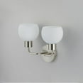 thumbnail image 3 of ET2 Lighting 11272SWSN Coraline 2-Light Wall Sconce in Satin Nickel, 3 of 5
