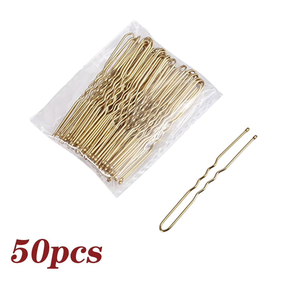Dicasser Bobby Pins U shape Hair Bun Pins Bun Pins Hair Clips Hair Grips for Women Hair Styling