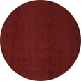 thumbnail image 1 of Ahgly Company Indoor Round Abstract Brown Contemporary Area Rugs, 3' Round, 1 of 4