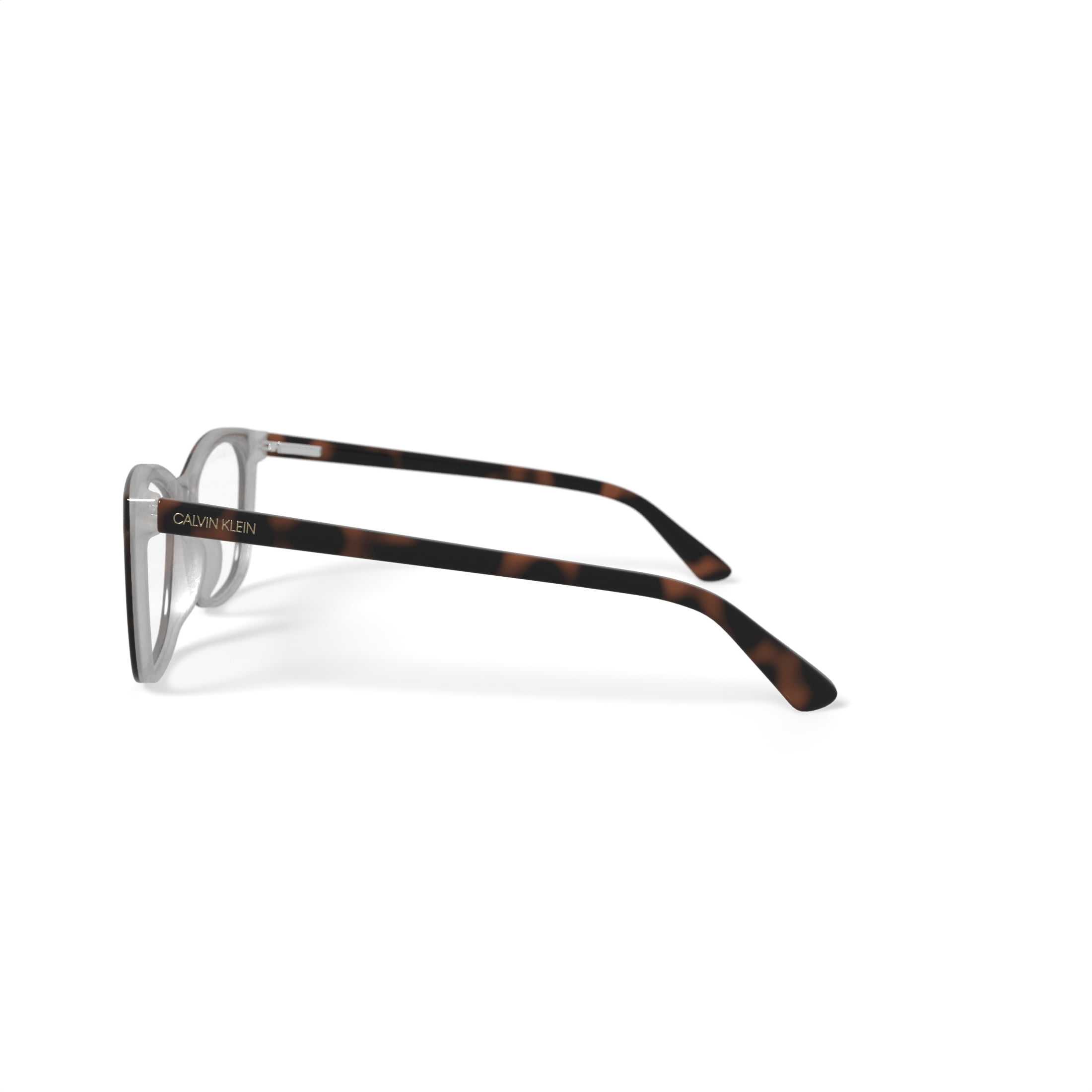 Calvin Klein Women's CK19529G Prescription Eyeglasses with Case, Blue Tortoise