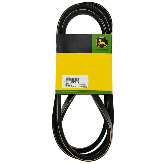 John Deere M95875 Secondary 38" 48" Deck Drive Belt F510 F525 Front Mount Mowers