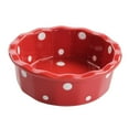 thumbnail image 4 of Cat Bowl, Pet Feeding Bowl Cute Cat Dish Stable Pet Feeder Dog Bowl for Small Animals Medium Small Dogs Kitten Pet Accessory , Red, 4 of 9