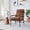 Brown, variant on Howcool Sling Accent Chair, Comfy Vanity Chair with Removable Cushion and Storage Bag for Living Room, Bedroom, Office