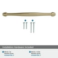 thumbnail image 4 of Amerock Enlivity 7-9/16 inch (192mm) Center-to-Center Golden Champagne Cabinet Pull, 4 of 5