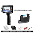 thumbnail image 1 of Printer Jet, English 12.7mm Handheld Inkjet Printer Portable Small Label Coding Machine Production Date QR Barcode Logo Permanent Ink ,Fast Printing, 1 of 7