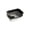 Black, variant on Stainless Steel Bunny Litter Box Spill Proof for Rabbits Gray 43x34x17cm