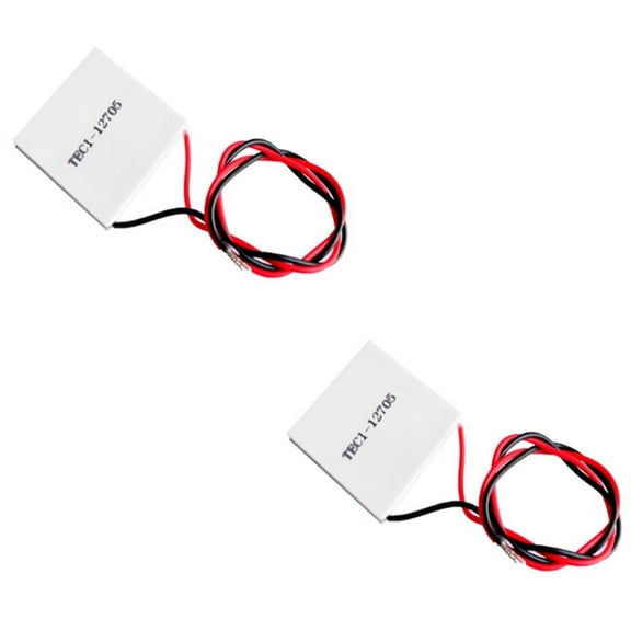 2X TEC1-12705 Thermoelectric Cooler Peltier 40X40mm TEC12705 Elements Module for Radiator