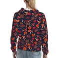 thumbnail image 7 of Lsque Autumnal Forest Pattern Casual Women's Hoodie,Hooded Sweatshirt with Kangaroo Pocket,Pullover Hoodie with Eye-catching Drawstrings-Large, 7 of 7