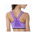 thumbnail image 6 of Women Pure Color Plus Size Ultra-thin Large Bra Sports Bra Front Zipper Full Cup Padded Tops, 6 of 6