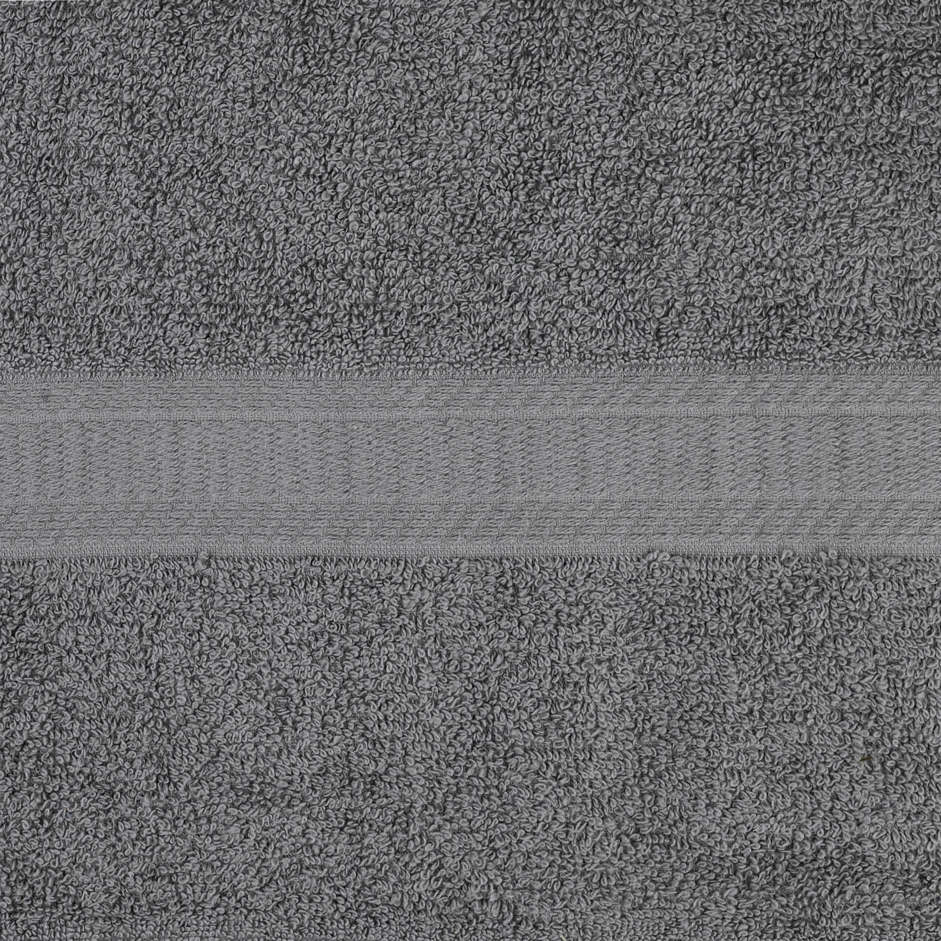 Mainstays Basic Bath Towel, Grey, 27x52