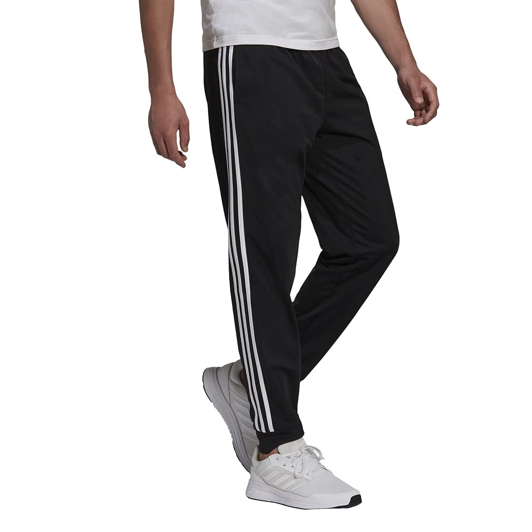 adidas Men's Slim Tapered 3-Stripes Track - Black (Large) - Walmart.com