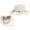 White, variant on Gubotare Little Girls Bowknot Straw Hat Cute Woven Sunblock Hat with Straw Shoulder Bag Packable Summer Beach Cap Wide Brim (White,Size 2-8 Years)