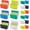 Multicolor, variant on 1 Pack 3X5 Index Card Boxes, Plastic Card Holders, Business Cards Organizers, Recipe Box, Notecard Organizer, Flash Cards Holder Box for Study Office Kitchen(Blue)