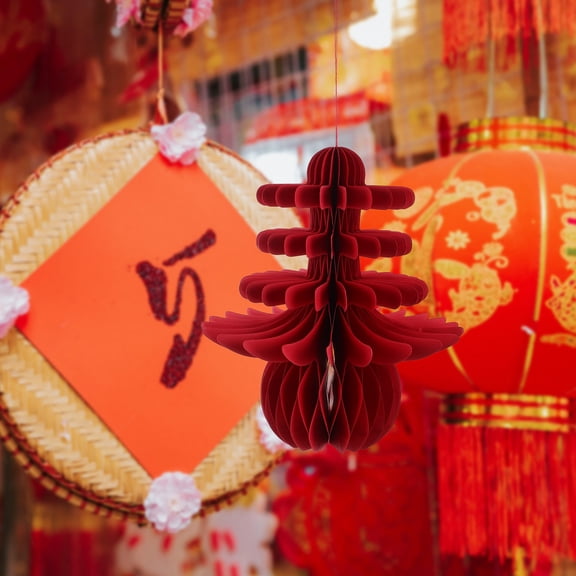 LOLIPPYY Chinese New Year Hanging Pendant Pack Kids Crafts Spring Decoration for Friends