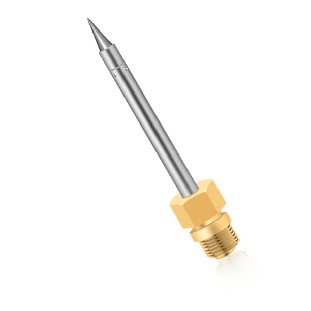 Eigraketly Soldering Iron Bit Copper Stainless Steel Reusable Horn Welding Head Solder Waterproof Rustproof Tip Iron for Handskit Type3 NO3