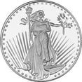 thumbnail image 2 of Lot of 5 - 1 Troy oz Saint Gaudens Design .999 Fine Silver Round, 2 of 3