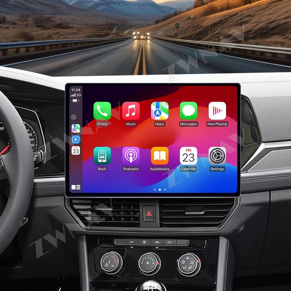 ZWNAV 13.3 inch Car Radio for Volkswagen Sagitar 2019-2021 Wireless Carplay Android Auto Multimedia Player GPS Navigation Stereo Screen