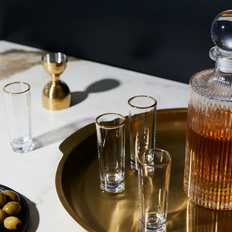Thyme & Table 1 fl oz & 2 fl oz Gold Stainless Steel Double-Sided
