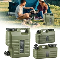 Portable Water Storage Container Jug with Faucet Dispenser Camping Picnic Outdoor Emergency Water Barrel Bucket , Kitecy Portable Water Jug Camping Water Container Water Storage with Faucet