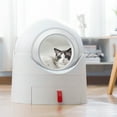 thumbnail image 1 of <p>Semi Intelligent Cat Litter Box, Universal Semi Automatic Cat Toilet Box Fully Closed  For Home For Cat</p>, 1 of 8