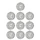 thumbnail image 1 of Matsuzay 10 Uds botones de perlas de imitación de diamantes de imitación 16mm Retro DIY coser adornos artesanales para ropa bolsa zapatos Tela de costura y artesanía Matsuzay HA000075-00B, 1 of 6
