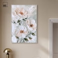 thumbnail image 3 of White Mirage III Canvas Print Floral Wall Decor by Art Remedy, Silver Frame, 30 x 45, 3 of 7