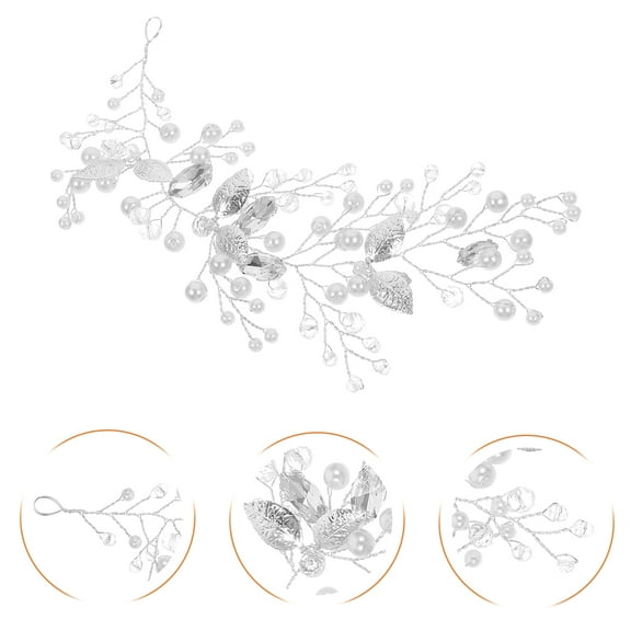 HEMOTON Women Hair Band Wedding Bride Hair Band Luxurious Headband Bridal Headpiece Hair Accessory