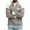 Gray, variant on Mens Crewneck Sweatshirt Color Block Casual Workout Raglan Long Sleeve Pullover Tops with Chest Pocket