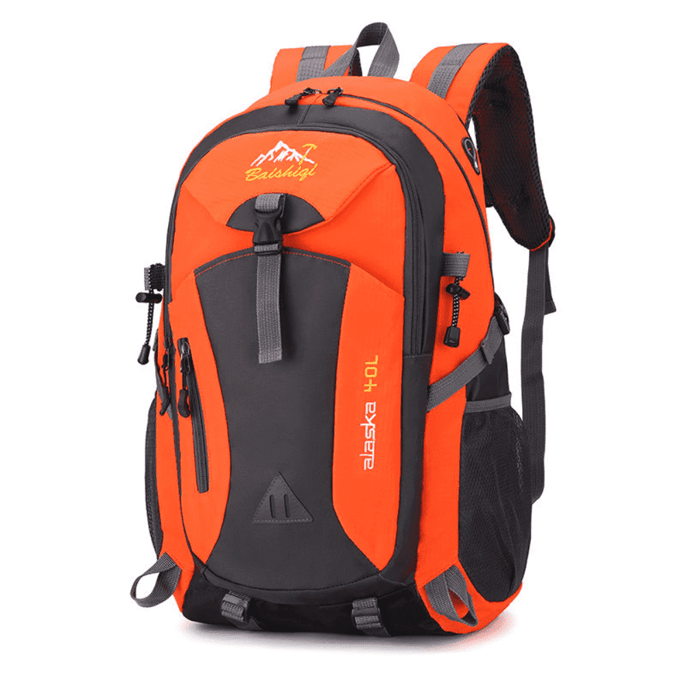 PAKNADA 40L Outdoor Hiking Backpack, Oxford Travel Daypack with Multiple Pockets & Adjustable Straps