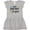 AC-Heather Grey, variant on Inktastic Just Down Right Perfect Down Syndrome Awareness Ribbon Girls Baby Dress