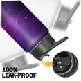 thumbnail image 5 of Galaxy Insulated Water Bottle with Straw & Cleaning Brush – 18oz | Leakproof, BPA-Free, 304 Stainless Steel, Wide Mouth, Travel Mug for Car, Gym, Office, Starry, Christmas Thanksgiving Gift, 5 of 5