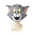 thumbnail image 1 of Máscara de látex para cosplay de Tom Jerry para Halloween, carnaval y pascua, 1 of 2