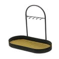 thumbnail image 3 of Organizador de encimera de baño, bandeja de tocador de baño, estante de almacenamiento, soporte para cosméticos Negro, 3 of 9