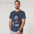 thumbnail image 2 of Remera Disney Mickey Mouse Desgastada Azul Marino Talle M, 2 of 3