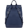 thumbnail image 4 of Svenklas Amber Navy Backpack | 22 L Premium Designer Everyday Travel 16” Inch Laptop Leather Bag For Men and Women, 4 of 8