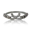 thumbnail image 4 of Sonducket Anillo de diamantes de imitación, accesorio de moda de estilo Simple brillante, joyería de diamantes de imitación para mujer, anillos con Plata 10piezas Sonducket CBP015415, 4 of 4