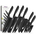 thumbnail image 2 of Juego de 6 cuchillos de cocina de acero inoxidable Hecef con fundas para las hojas, apto para lavavajillas, 2 of 12