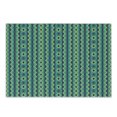 thumbnail image 1 of Chevron Cutting Board, Vertical Borders with Zigzag Stripes Vintage Geometric Abstract, Decorative Tempered Glass Cutting and Serving Board, Small Size, Pale Green Sea Green, by Ambesonne, 1 of 1