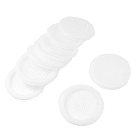 2 Hole Kitchen - Unique Bargains 5 Pair Bathroom Kitchen 2 Dia Outlet Square Hole Plastic Sink Strainers