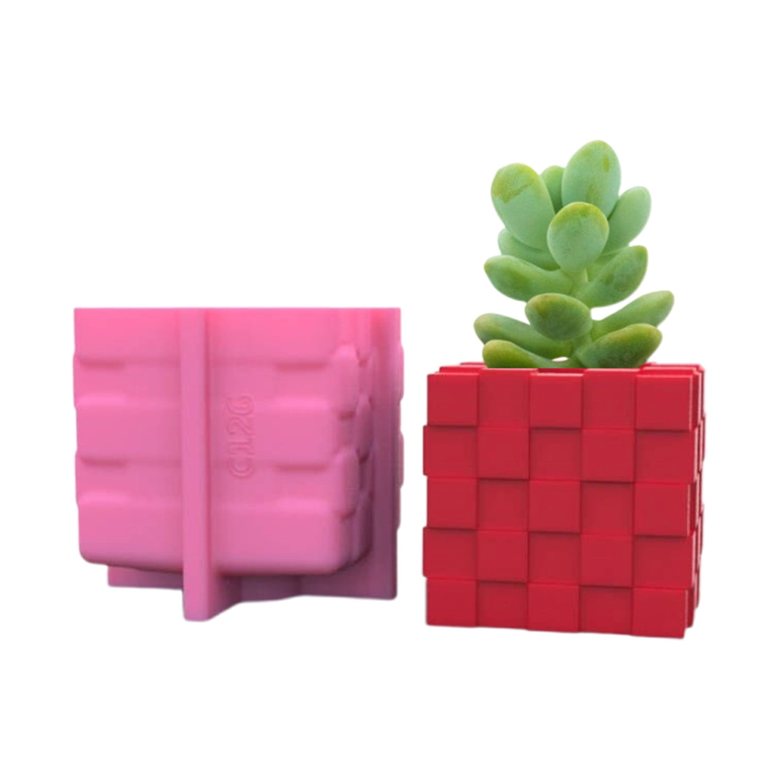 Fogun Angel Flowerpot Silicone Mold - For Concrete, Resin, Succulent Planters & Pen Holders