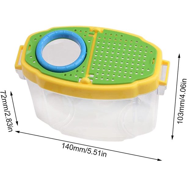 Kit de inspección de visor de insectos de 2 piezas - Visor de insectos de 4.5x Visores de aumento - Colector de portador de insectos de lente de aumento - Observación experimental al aire libre ZefeiWu 1327533581226