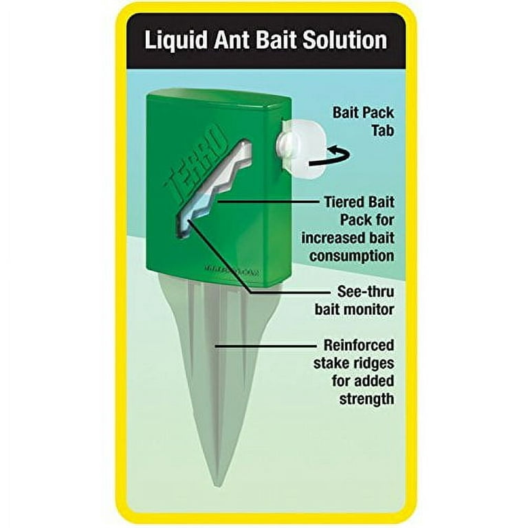 Terro Outdoor Liquid Ant Baits 6 Bait Stations Pack of 2 