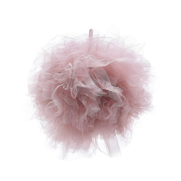 Bola de pompones de tul para bodas, cumpleaños, fiestas y decoración. Rosado