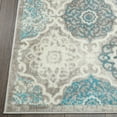 thumbnail image 4 of Home Dynamix Boho Andorra Transitional Damask Area Rug, Gray/Blue, 5' 2" x 7' 2" Rectangle, 4 of 6